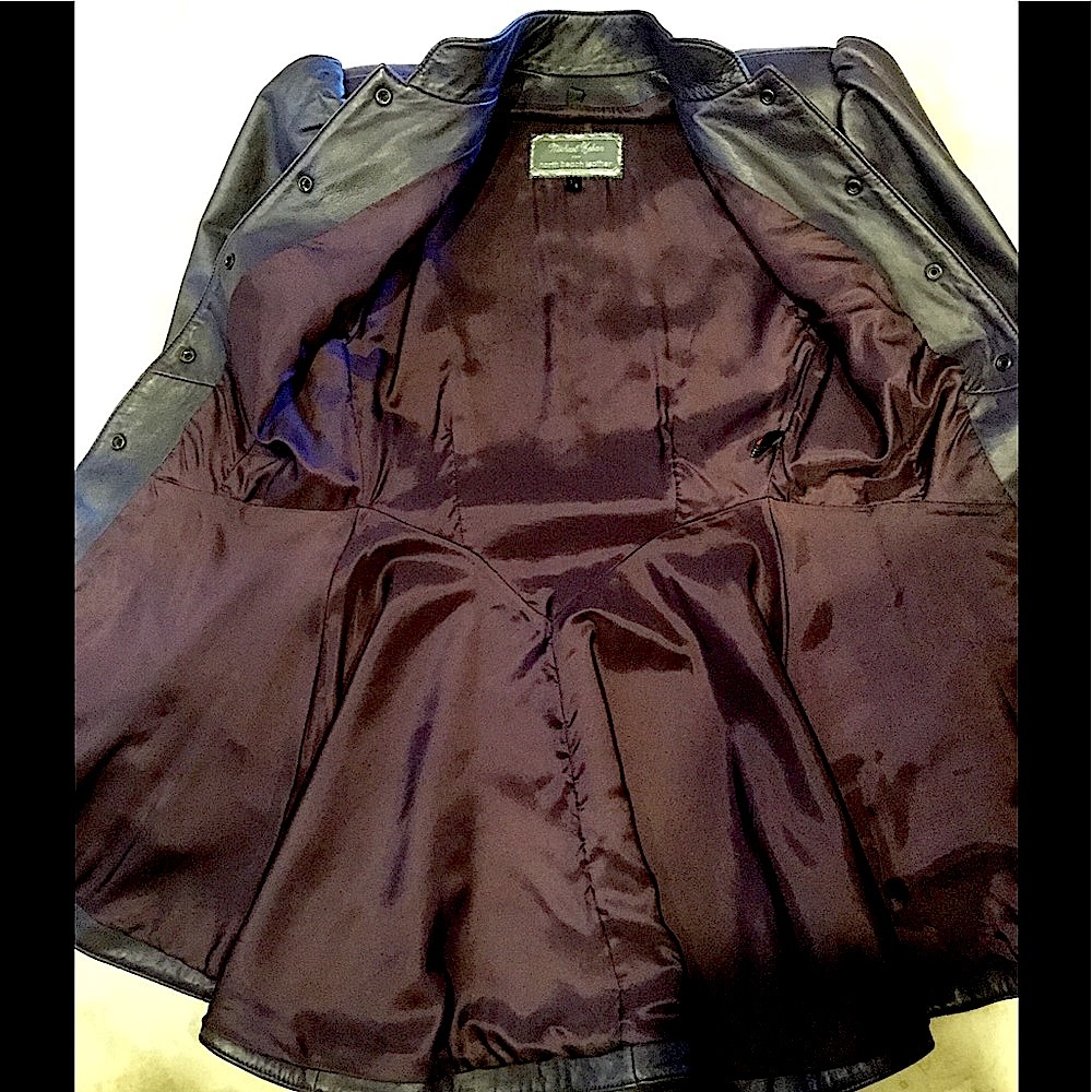 80’s Michael Hoban for North Beach Leather Dress - Picture 6 of 8